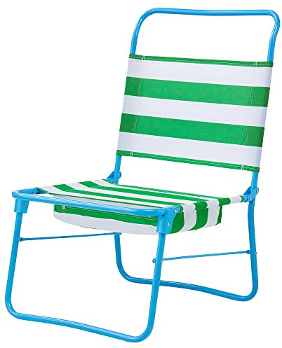 IKEA STRANDÖN Strandkorb, weißgrün/blau