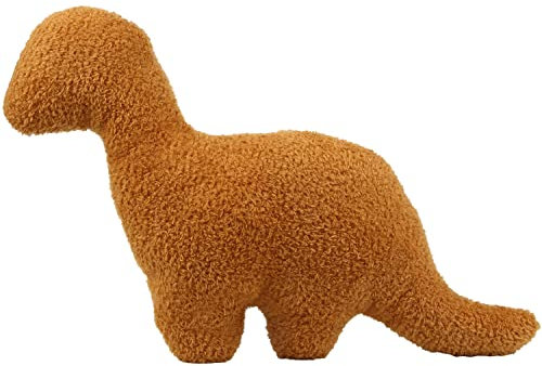 Savita Dino Nugget Pillow, 40,6 cm Süßes Dino Nugget Kissen Weiches Dinosaurier Spielzeug für Jungen und Mädchen Dinosaurier Motto Partydekorationen