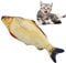 RZMZBY Katzenspielzeug Fisch mit Katzenminze,Katzen Beschäftigung/Cat Toy/Cat Fish,waschbares Plüschtier für Katzen mit Minzekissen für Katze und Haustiere zum Spielen Treten