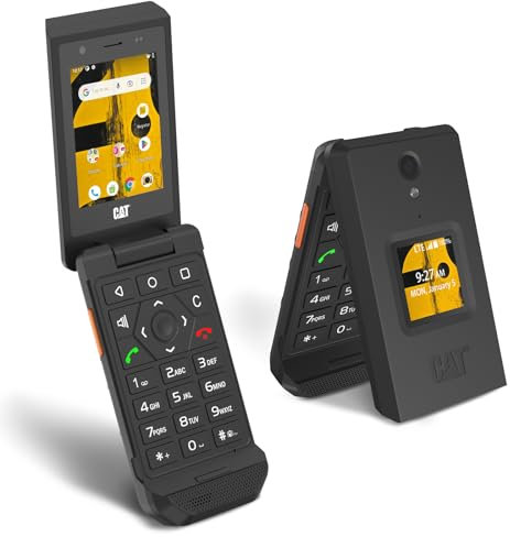 CAT S22 - Telefono con coperchio resistente (16 GB), touch screen da 2,8 pollici, smartphone Android 11, IP68, impermeabile, T-Mobile 4G LTE slot nano compatibile con