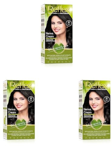 Naturtint Reflex Semi-Permanent 1.0 Black - 110ml (Pack of 3)