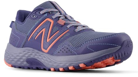 New Balance Scarpe da trail running da donna 410v8, Dream State/Sunfade Red/Dusk Shower, 7