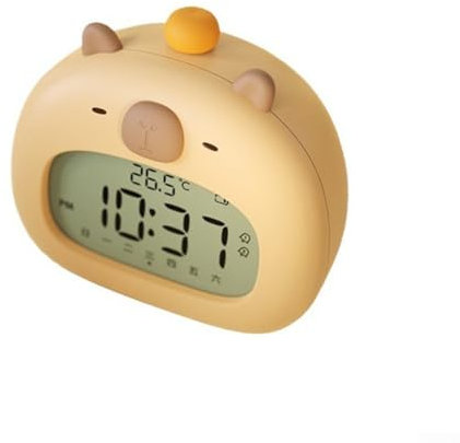 LED Wecker, LED Capybara Nachtlicht, Capybara Wecker für Kinder, Capybara Nachtlicht Wecker Timer Desktop Dekoration