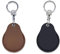 AfitLulu 2 Stück NFC Tags Schlüsselringe Tröpfchenförmig Schlüssel-Anhänger, PU-Leder Smart Key Schützenden Zugang Kartenhalter Hülle für die Aufbewahrung Locator/Guitar Pick (Schwarz+Braun)