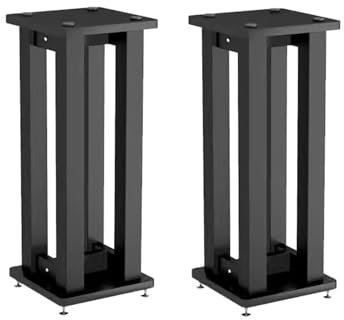 YQINQIN83B Support Enceinte Support Audio Professionnel, Support de Haut-Parleur, trépied Audio, Support de Placement de Haut-Parleur, Support métallique au Sol Pied Enceinte(40CM)