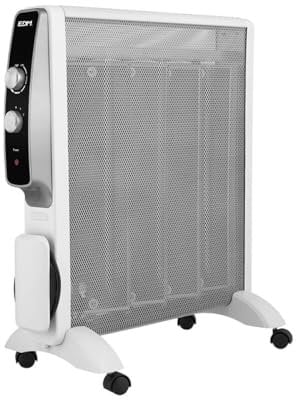 Radiador de Mica EDM 07197 Blanco 1000 W/2000 W - Marca: EDM Product - EAN: 8425998071979