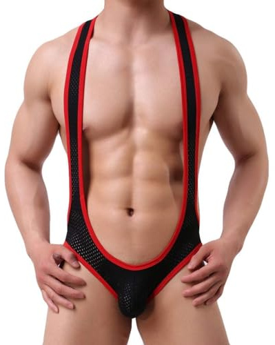 MIZSPISE Borat Homme String Sexy Hot Lingerie Elastique Tenue Coquin | Maillot de Bain Slip Jockstrap Body Sous Vêtements Cadeau Adulte Mer Anniversaire Pyjama Cosplay Costume