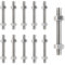 10 pièces tige filetée M6 x 150 mm,acier Tiges filetées,Tige filetée, Tige Filetée Entièrement,Tiges Filetées en Acier Inoxydable,Tige inox filetée,Applicable à divers scénarios industriels