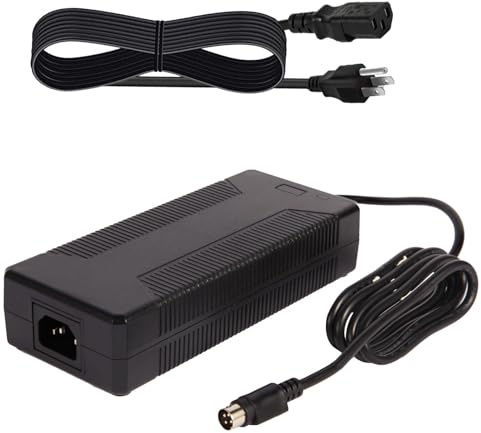 Power Supply Adapter 4-Pin 48V 3.75A Compatible with Swann NVR16-8580 16 Ch 4k Network Video Recorder Ultra HD CCTV Security System NVR16-8580RN NVR-168580,FJ-SW2028A48003850,FJ-SW2028A48003750