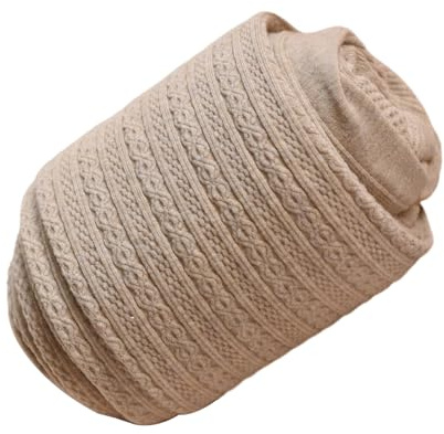 Collants thermiques en tricot torsadé pour femme - Legging d'hiver en coton épais - Collants à haute élasticité - Plusieurs couleurs disponibles - Legging amincissant à haute élasticité, No velvet
