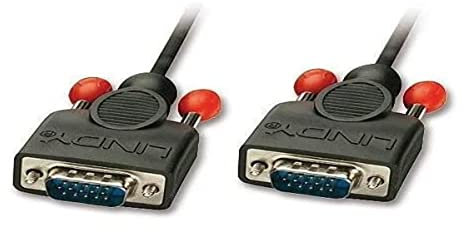 LINDY 31440, Cable VGA sin núcleos de ferrita, Conector macho de 15 pines a conector macho de 15 pines, 1m
