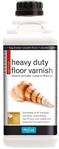Polyvine Heavy Duty Floor Varnish Satin 4 Litre