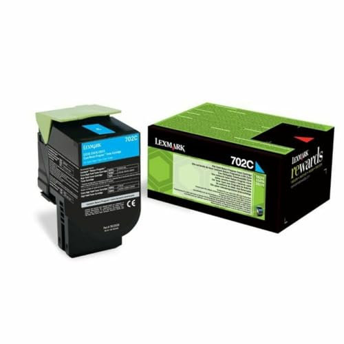 Lexmark 70C20C0 Return Program Toner Cartridge, cyan Einheitsgröße
