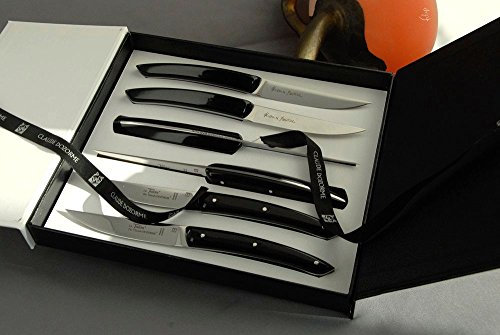 Steakmesserset Claude Dozorme Thiers 6-tlg. Thomas Bastide noir