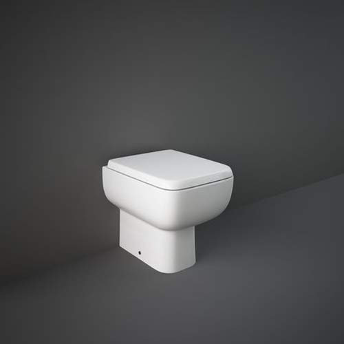 RAK Ceramics Series 600 Back To Wall Toilet BTW WC Soft Close Seat Modern White