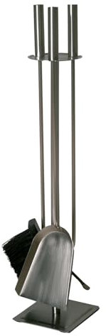 raik 21.02.729.2 Kaminbesteck, 3-teilig, Edelstahl, 61cm