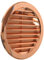 La Ventilazione T16RRAN Griglia Tonda in Plastica da Incasso, Effetto ramato, ø 190 mm