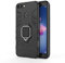 CHcase Huawei Enjoy 7S / P Smart Custodia, 2 in 1 Armour Hybrid Dual Layer Armatura Defender PC + TPU Custodie Case Cover con Supporto Magnetico per Auto per Huawei Enjoy 7S / P Smart -all Black