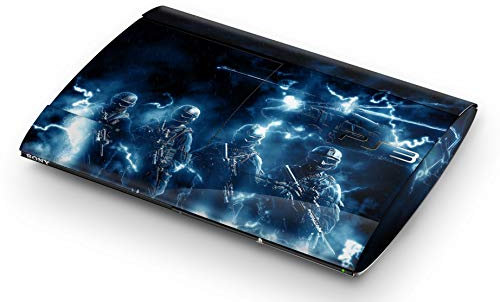 Skins4u Aufkleber Design Schutzfolie Vinyl Skin kompatibel mit Sony PS3 Playstation 3 Super Slim Special Forces