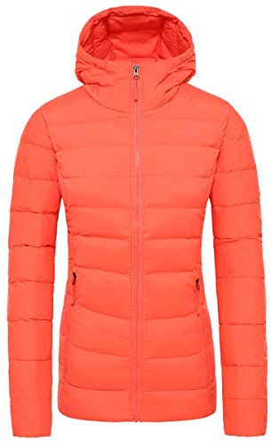 The North Face Stretch Down Giacca Con Cappuccio Donne Arancione Raggiante Taglia XL 2019 Giacca invernale