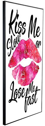 Ecowelle Infrarotheizung mit Bild | 750 Watt | 60x120 cm | Infrarot Heizung| | Made in Germany| i 79 Kiss me or Lose me