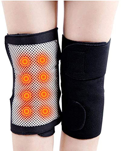 SSCYHT - Rodillera con imán de turmalina, autocalentamiento para el invierno, doble mantenimiento, diseño ergonómico, utilizado para aliviar el dolor en las articulaciones