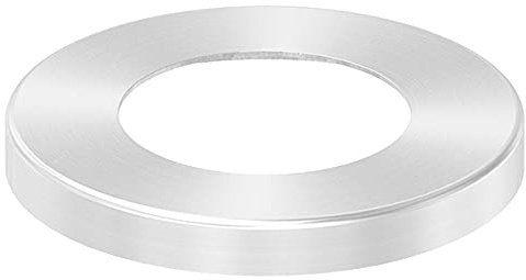 FeNau - Abdeckrosette - Maße: Ø 87x10 mm - für Rundrohr: Ø 48,3 mm - V2A - passgenaue Installation und präzises Finishing für Rohre