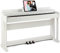 MUSTAR Digital Piano 88 Weighted Keys Hammer Action, Full Size 88 Keys Piano Keyboard Weighted White Electric Piano with Furniture Stand, 3 Pedal Systems, Dual Stereo Speakers