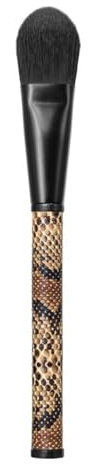 youstar WILD NATURE Foundation Brush 03 | Vegan & tierversuchsfrei, flacher Pinselkopf mit Schlangenhaut-Dekor, superweiche Borsten für cremiges & flüssiges Make-up