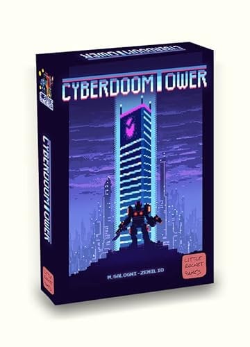 LITTLE ROCKET GAMES CYBERDOOM TOWER Brettspiel auf Italienisch (12+, 1-2 Spieler, 15min)