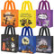 HOWAF Halloween Süßigkeit Taschen Behandelt Taschen, 12 Stück Halloween Tragetaschen Süßes oder Saures Taschen Party Geschenktaschen Halloween Süßigkeiten Tüte Vlies Taschen für Kinder Halloween Deko