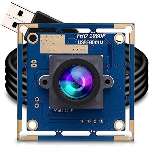 G 1080P USB Camera for Laptop High Speed PC Camera Mini 100fps 60fps CCTV Camera Module for Streaming OV2710 Home Surveillance Lightburn Camera USB Security Camera for Computer 2MP USB Document Camera
