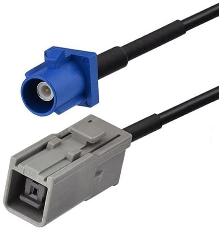 Fakra Cavo antenna Fakra maschio C a HRS GT5-1S Grigio RF Cavo RG174 per antenna radio