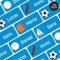 My Nametags® 56 Iron On Name Labels for Clothes | Waterproof & Washable Name Tags for Clothes & School Uniforms | Clothing Labels for Kids, School, Nursery, Kindergarten & Care Homes - Football