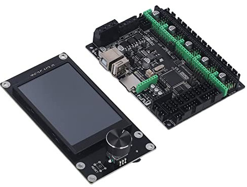 Placa Base de Impresora 3D de 12V 24V, Placa Base de Impresora 3D con Pantalla Táctil TFT Potente y Práctica con Pantalla para Uso Industrial