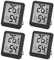 PAIRIER Hygrometer Innenthermometer Mini LCD Digitale Thermometer Raumthermometer Temperaturmonitor und Feuchtigkeitsmesser für Zuhause Büro Gewächshaus Weinkeller