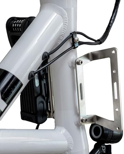 Fahrer Multiadapter für i:SY Kompakträder - Adapter für Vier Zubehörteile, Flaschenhalter, Schloßhalter, aus Edelstahl, Silver