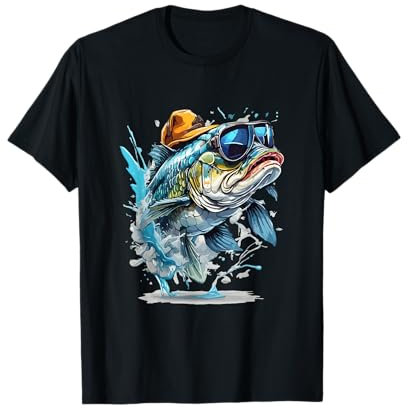 Angelzubehör, Angeln, Fischer, Angel Kleidung Herren, Angler T-Shirt