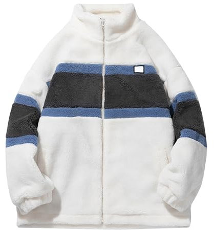 Generico Giacca da Uomo Giacca Invernale Uomo Riscaldata con Pile polare Felpa Da Uomo Maglione Comfort Spessa E Calda All'aperto Giacca da Uomo Casual con Zip Uomo