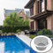 Aumotop Cesta de Espumadera para Piscina, Cesta de Espumadera de Plástico para Piscina, Maximiza la Captura del Flujo de Agua, Limpiador de Desechos, Piscina Sanitaria (Gris)