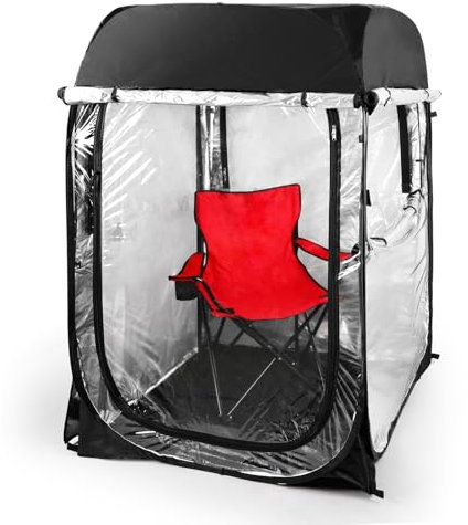 E EASTSTORM Winterlicher Unterschlupf,Gewächshaus,Warmhalten,Popup-Zelt für Balkon,Garten,Feiertage, Umkleideraum,Überwinterung für Pflanzen,Wind- und Regenschutz,Multifunktionales Transparentes