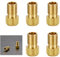 5 pièce Embout Pompe Velo,Voiture gonflage Pneu Valve Adaptateur,vélo tubeless air compresseur adaptateurs Accessoire,Universel Bicycle Petit gonfleur Presta Bouchon kit pour Moto VTT valves raccord