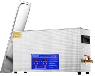 TIEOAXFT 10L Ultrasonic Cleaner 300W 40kH Professional Ultrasound Cleaning Machine with Timer & Heater for Gun Automotive Parts