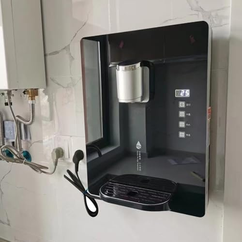 Wandmontierter Wasserspender mit elektronischer Kindersicherung, Dual-Heizung & Eis, 30L/h Kapazität, intelligenter Touchscreen für Büro & Gewerbe