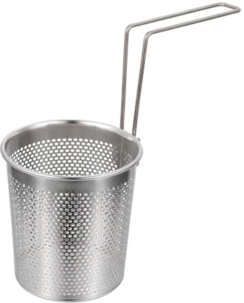 Stainless Steel Noodle Sifter with Handle Water Draining Basket