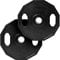 BodyRip 2 x 15kg Olympic Polygonal Weight Plates Black