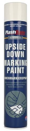 Plasti-kote 6001 750ml Upside Down Mark Paint - White