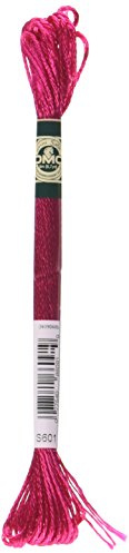 DMC 1008F-S601 Shiny Radiant Satin Floss, Dark Cranberry, 8.7-Yard