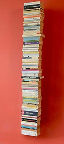 Radius Design booksbaum Single Wand Gross schwarz, 2tlg. Best.aus: Halterung + Einlegeböden [W]