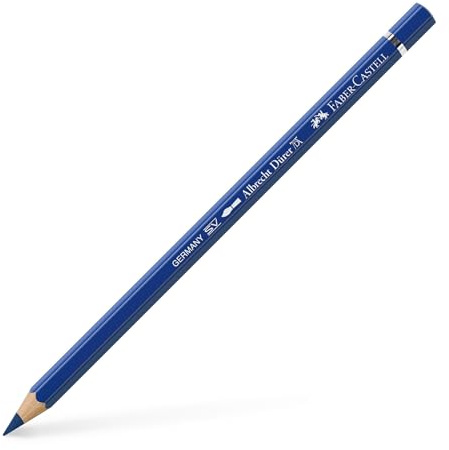Faber-Castell Art & Graphic Albrecht Dürer Watercolour Pencil, 151, Helio Blue Reddish, for Art, Craft, Drawing, Sketching, Home, School, University, Colouring